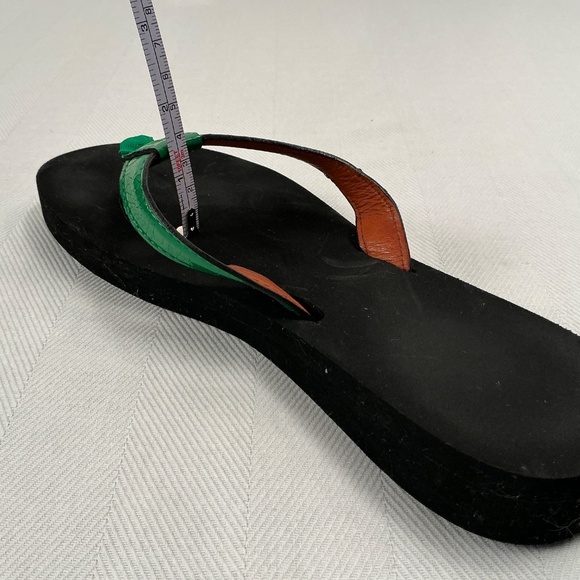 Eliza B Sandals Green Patent Leather Size 7 - Picture 12 of 12